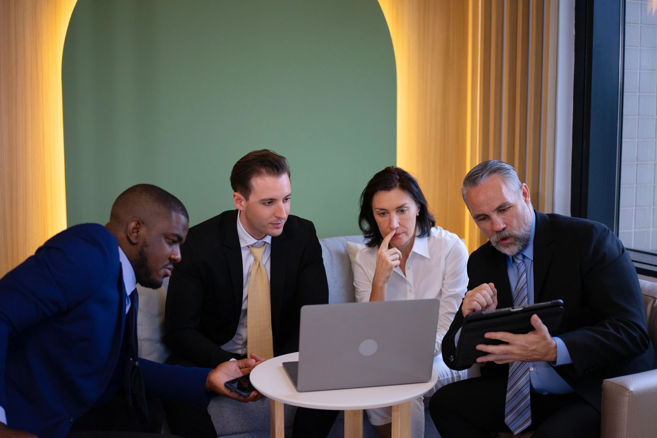 Executive meeting image for venture strategy testimonial